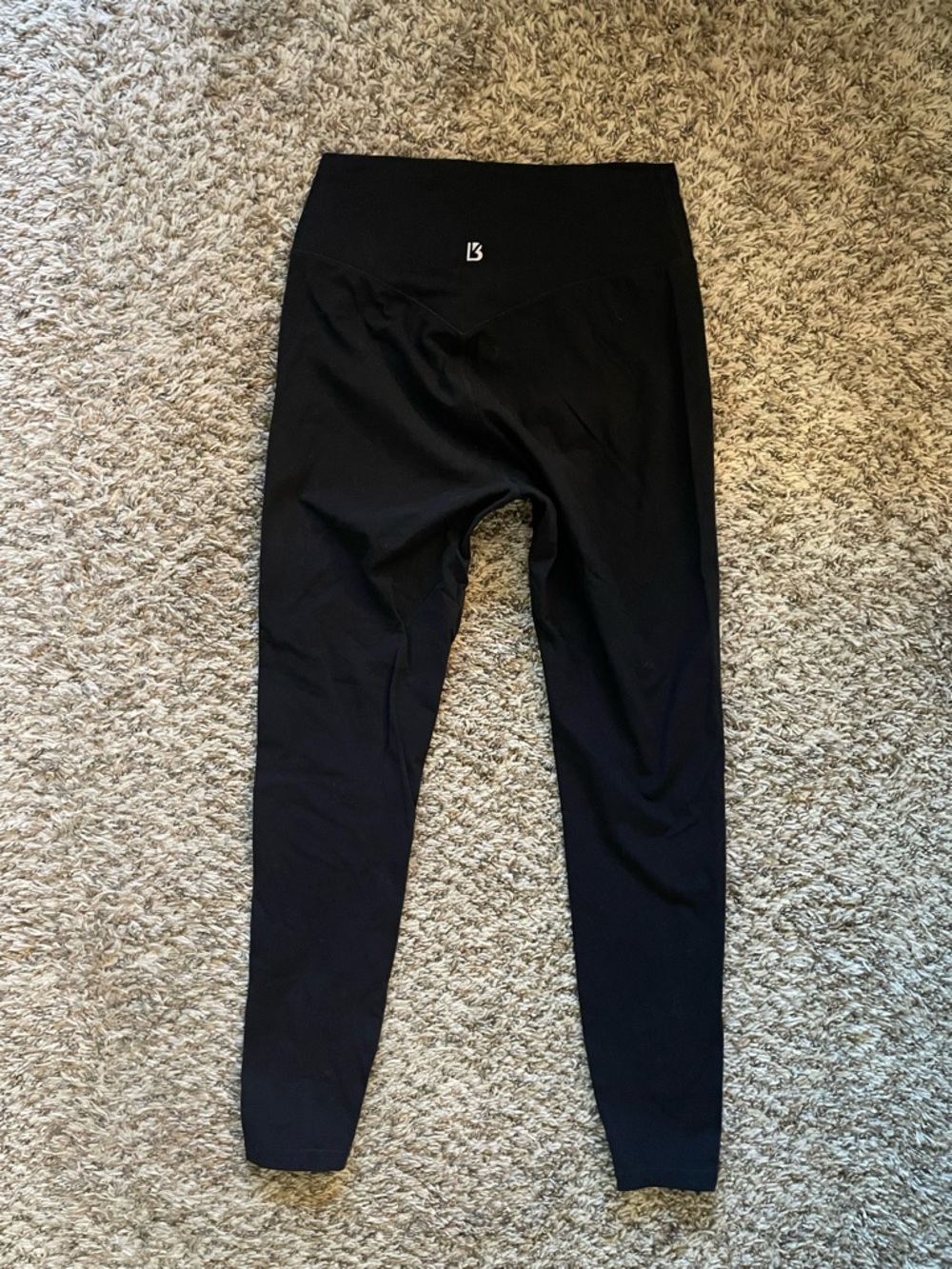 BuffBunny Black High-Waist Rosa Leggings - Picture 3 of 3